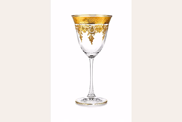 Piękne kieliszki do wina białego 190ml Jesolo Gold-JGC