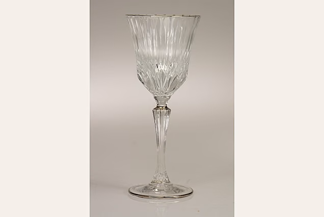 Eleganckie kieliszki do wody 280ml zdobione platyną ADAGIO PLATINUM-ADPB