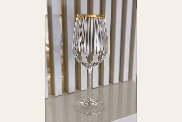 Marble Gold-MGC-kieliszki do wina 350ml