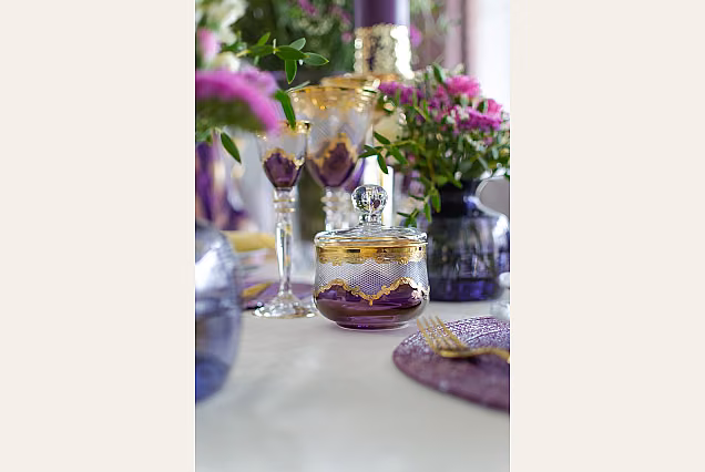 Śliczna cukierniczka Bejrut Violet-BBH
