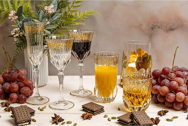 LUKSUSOWE szklanki do whisky CHARME-CHROE
