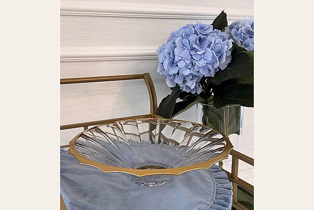Marigold-MD-kryształowa misa 34cm zdobiona