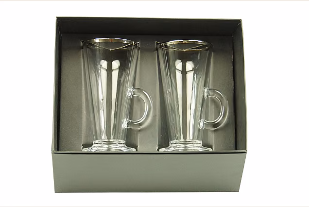 Filiżanki do Latte zestaw 2 szt Faro Platin-FP-