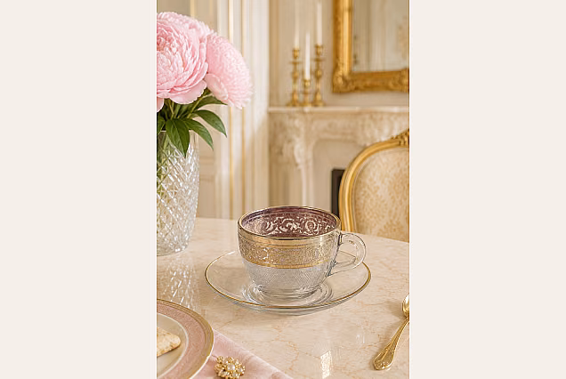 Komplet 6szt filiżanki do espresso ze spodkiem _Palace